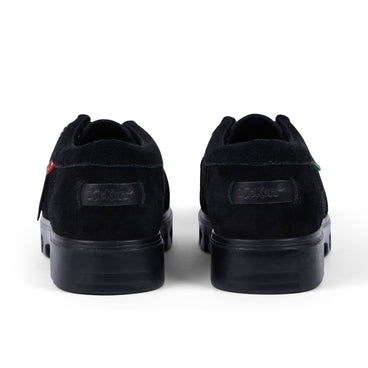 Back view of Adult Unisex Lennon Wall Suede Black