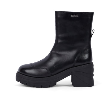 Left side view of Adult Women Edie Boot Leather Black