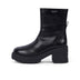 Left side view of Adult Women Edie Boot Leather Black