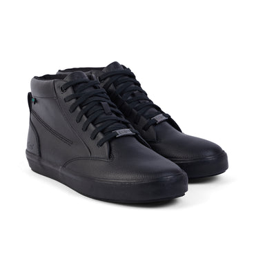 Front ¾ right of Youth Women Kenzi T-Bar Patent Leather Black