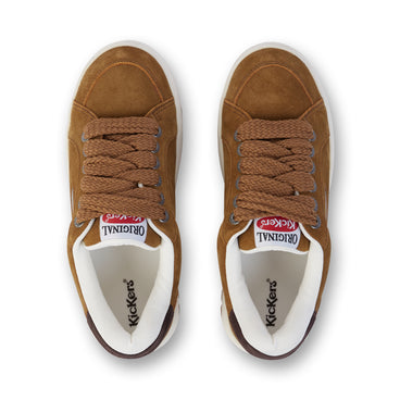 Detail view (Top view mapped) of Adult Unisex 70 Lo Suede Tan