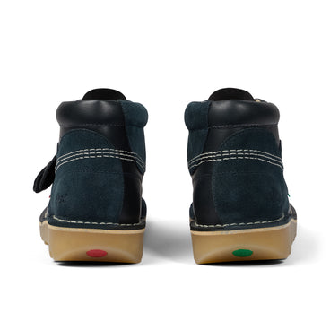 Back view of Adult Unisex Kick Hi Stitch Boots Navy
