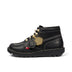 Left side view of Adult Unisex Kick Hi Goldie Boots Black