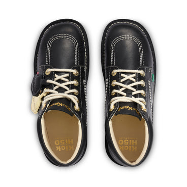 Detail view (Top view mapped) of Adult Unisex Kick Hi Goldie Boots Black