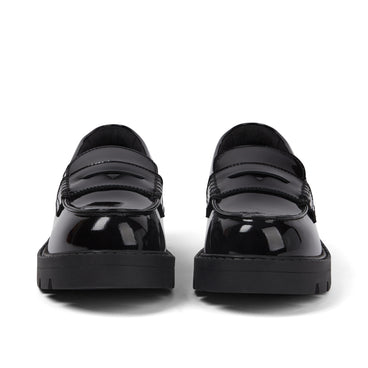 Front view of Adult Female Kori Loafer Patent Leather Black