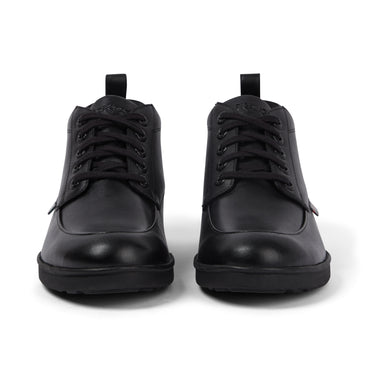 Front view of Adult Mens Troiko Hi Leather Boots Black