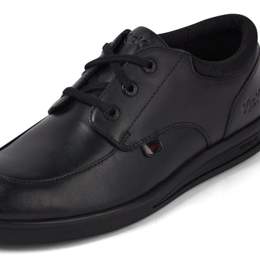 Detail view (close-up) of Adult Mens Troiko Lo Leather Shoes Black