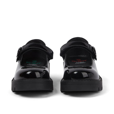 Front view of Junior Girls Kori Mj Doll Patent Leather Black