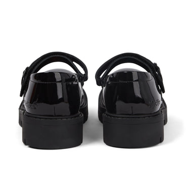 Back view of Junior Girls Kori Mj Doll Patent Leather Black