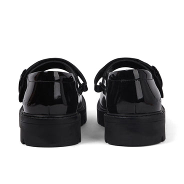 Back view of Youth Womens Kori Mj Doll Patent Leather Black