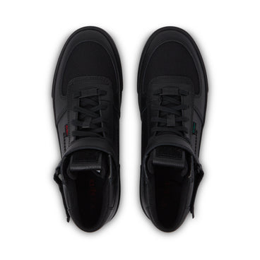 Detail view (Top view mapped) of Adult Mens Tovni Hi Mix Mesh Text Boots Black