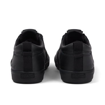 Back view of Adult Mens Tovni Lo Mix Mesh Text Shoes Black