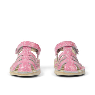 Front view of Infant Unisex Kick Sandal Fruit Light Pink