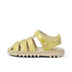 Left side view of Infant Unisex Kick Sandal Fruit Light Yellow