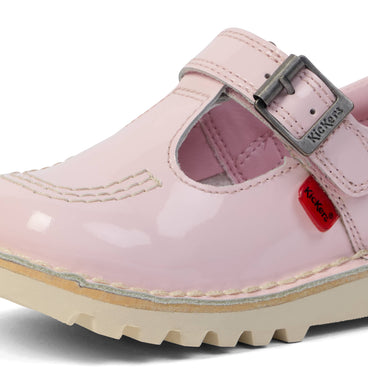 Detail view (close-up) of Infant Girl Kick T-Bar Light Pink