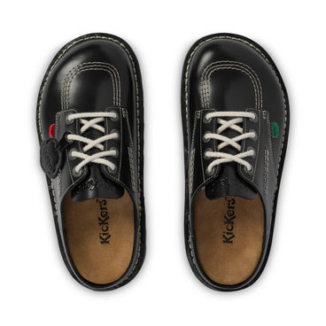 Detail view (Top view mapped) of Adult Unisex Kick Mule Black