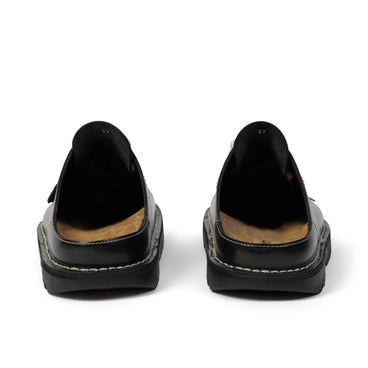 Back view of Adult Unisex Kick Mule Black