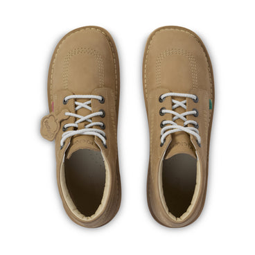 Detail view (Top view mapped) of Adult Unisex Kick Hi Leather Sand