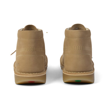 Back view of Adult Unisex Kick Hi Leather Sand