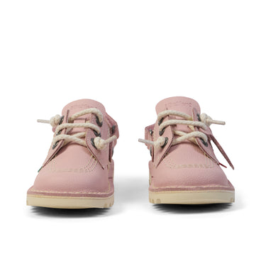Front view of Infant Unisex Kick Mule Pink
