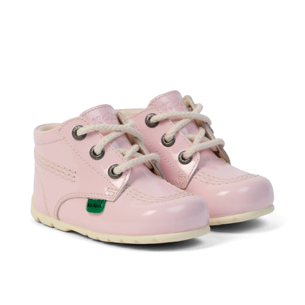 Front ¾ right of Baby Girl Kick Hi Baby Pink