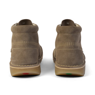 Back view of Adult Unisex Kick Hi Grey