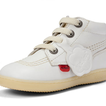 Detail view (close-up) of Infant Unisex Playflex Hi Leather White