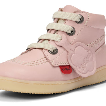 Detail view (close-up) of Infant Unisex Playflex Hi Leather Light Pink