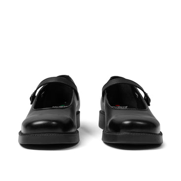 Front view of Adult Womens Maisey MJ Leather Black