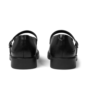Back view of Adult Womens Maisey MJ Leather Black