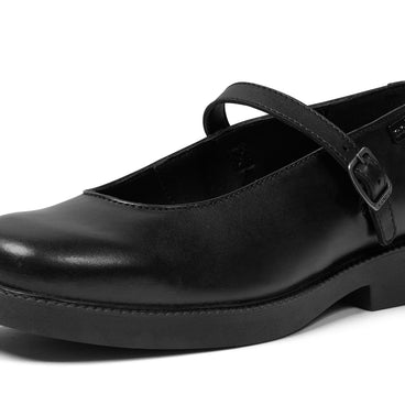 Detail view (close-up) of Adult Womens Maisey MJ Leather Black