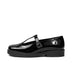 Left side view of Adult Womens Maisey T-Bar Patent Leather Black