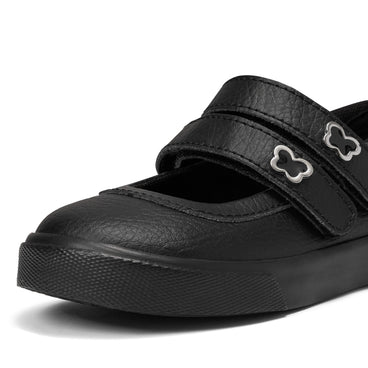 Detail view (close-up) of Infant Girls Tovni MJ Wings Leather Black