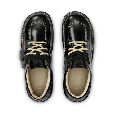 Detail view (Top view mapped) of Adult Unisex Kick Hi 75 Leather Black