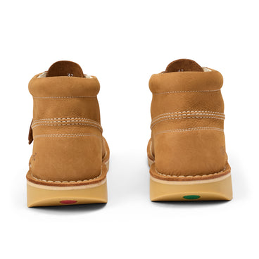 Back view of Adult Unisex Kick Hi 75 Leather Tan