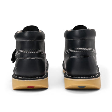 Back view of Adult Unisex Kick Hi 75 Leather Navy