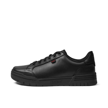 Left side view of Adult Unisex Klapton Lacer Leather Black