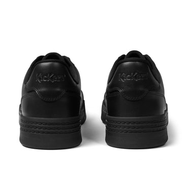 Back view of Adult Unisex Klapton Lacer Leather Black