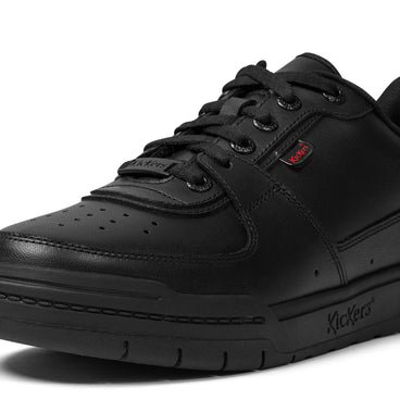 Detail view (close-up) of Adult Unisex Klapton Lo Leather Black
