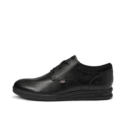 Left side view of Adult Mens Troiko Lo Leather Black