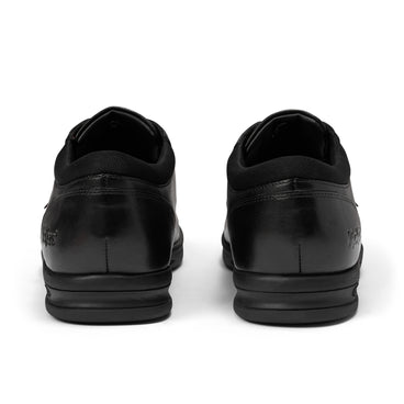Back view of Adult Mens Troiko Lo Leather Black