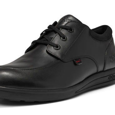 Detail view (close-up) of Adult Mens Troiko Lo Leather Black