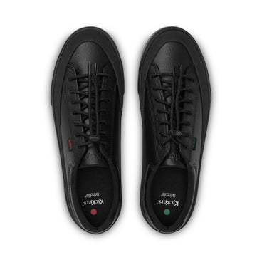 Detail view (Top view mapped) of Adult Mens Tovni Toggle Track Leather Black