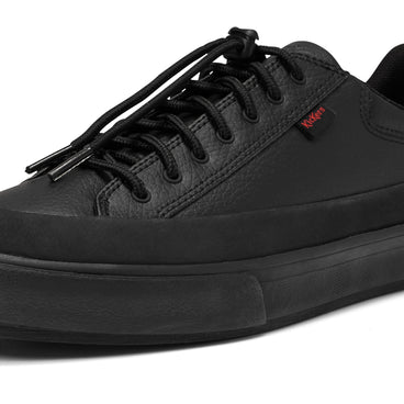 Detail view (close-up) of Adult Mens Tovni Toggle Track Leather Black