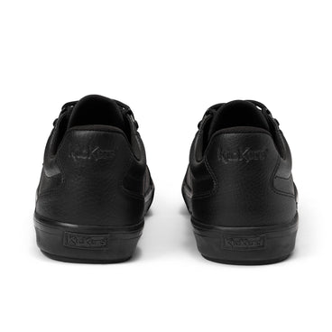 Back view of Adult Mens Tovni Track Leather Black