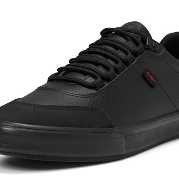 Detail view (close-up) of Adult Mens Tovni Track Leather Black
