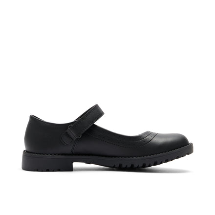 Junior Girls Lachly Mary Jane Synthetic Leather Black