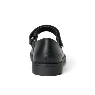 Back view of Youth Womens Lachly Mary Jane Synthetic Leather Black