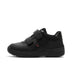 Junior Boys Stomper Twin Velcro Synthetic Leather Black