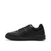 Left side view of Youth Unisex Mervan Lacer Synthetic Leather Black